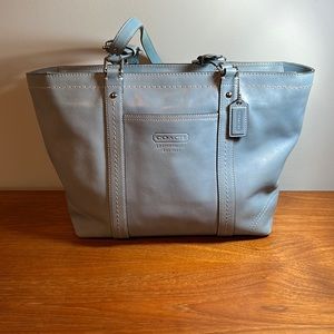 Blue Coach Medium Tote